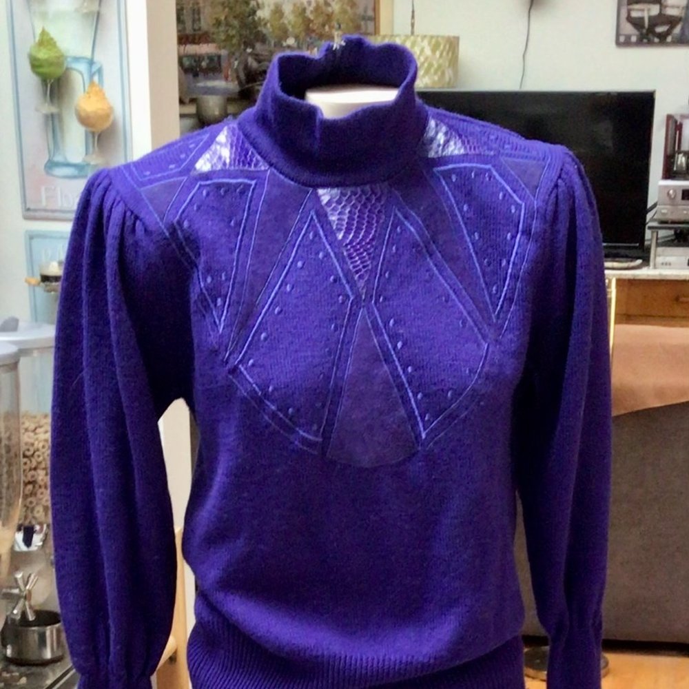 vintage matching sweater /skirt